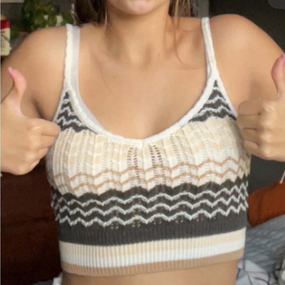 American Eagle/Aerie crochet top